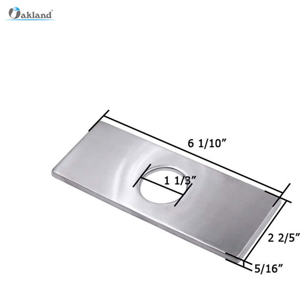 OAKLAND Bathroom Faucet Hole Cover Deck Plate & Reviews Wayfair